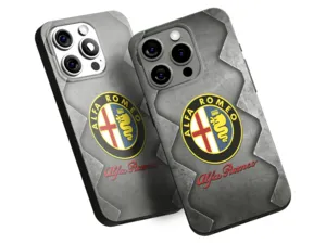 Alfa Romeo Coques Silicone Smartphone Look Minimal Classique